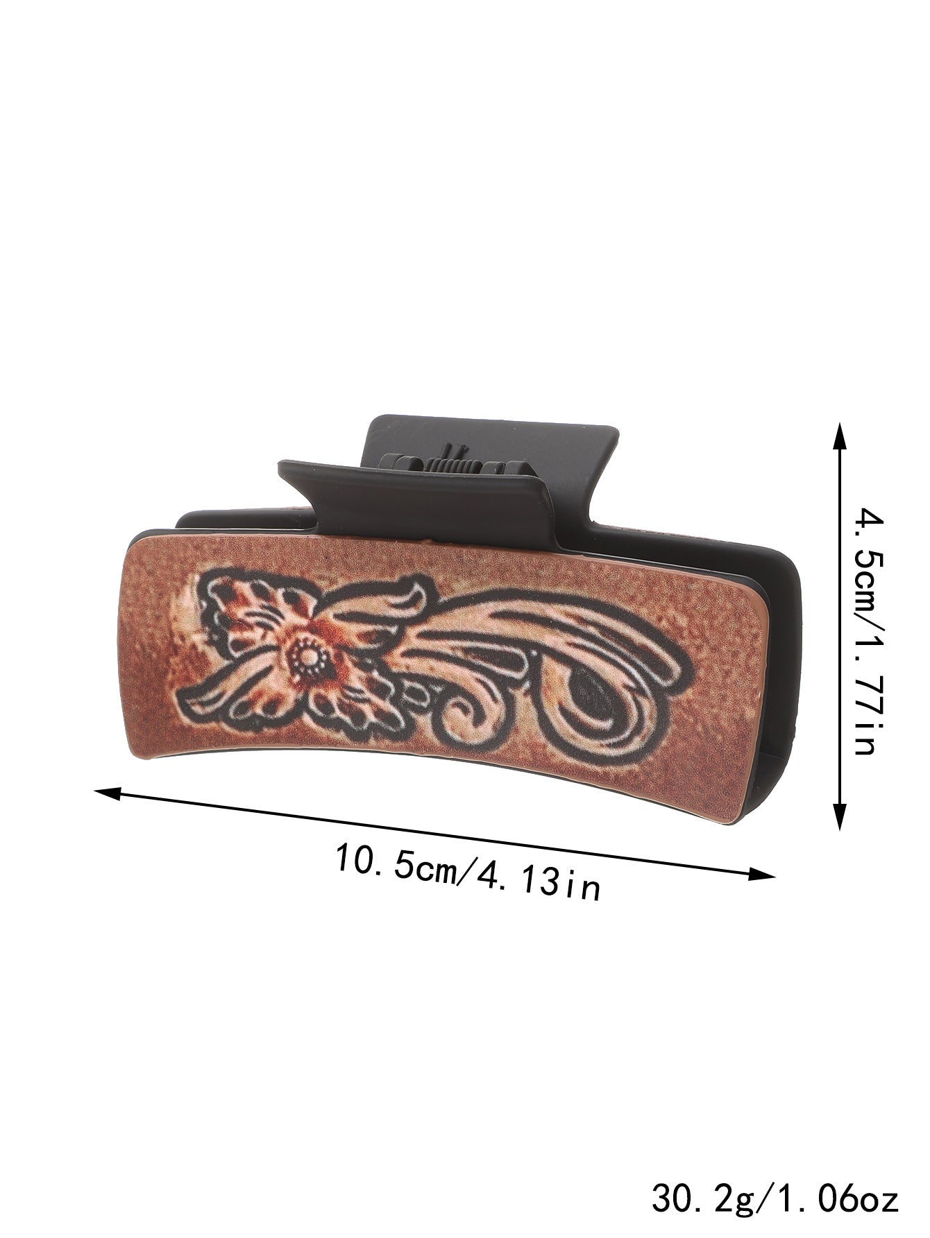 Wholesale Western Style Cactus Feather Sunflower Leather Shark Clip Hairpin
